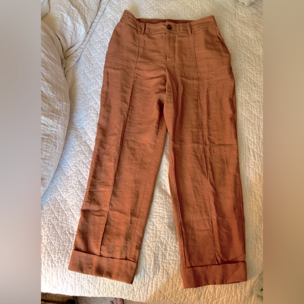 Cute size 12 ‘A New Day’ pleated and cuffed trousers.